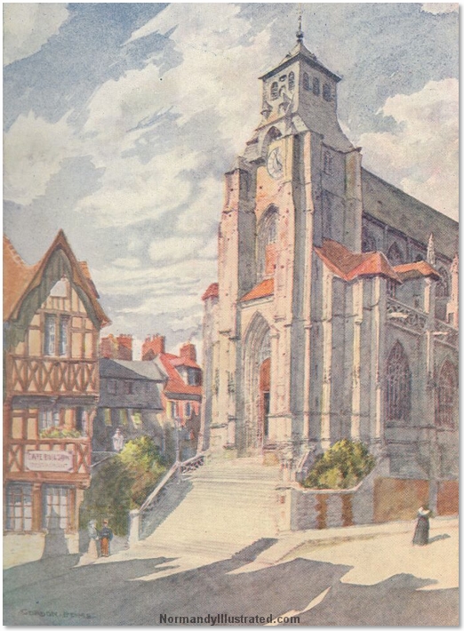 CHURCH OF ST JACQUES AT LISIEUX